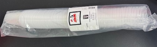 GOBELETS REUTILISABLES TRANSPARENTS 200CC X100