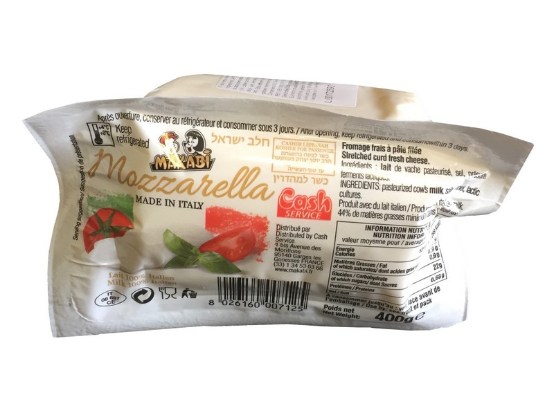 MOZZARELLA PAIN 400GR ITALIE 