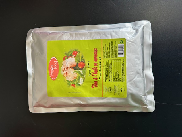 THON EN MORCEAUX A L'HUILE DE TOURNESOL  950GR NET EGOUTTE VAAD LOUBAVITCH 