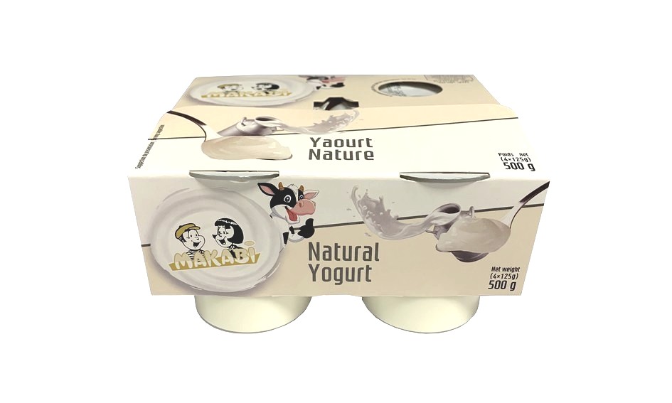YAOURT BRASSE NATURE 4X125GR X6